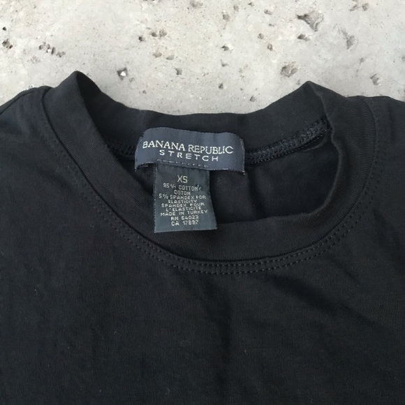 Banana Republic black cotton tee - Picture 4 of 4